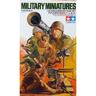 Tamiya 35086 M1:35 U.S. Gun and Mortar Team Set