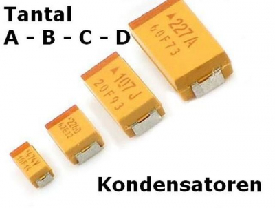 Tantal Kondensator SMD 6,3V 470µF BF D