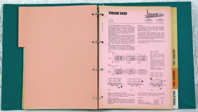 Trix Ersatzteil - Originalkatalog für Gesamtprogramm