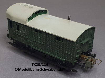 Trix Express 20/116 H0 Güterzugbegleit-/Gepäckwagen, DB