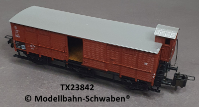 Trix Express 23842 H0 Gedeckter Güterwagen, Brhs BN 102 435, DB, OVP