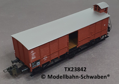 Trix Express 23842 H0 Gedeckter Güterwagen, Brhs BN 102 435, DB, OVP