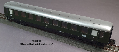 Trix Express 33006 H0 Schnellzugwagen 2. Kl., B4üwe-39/53, DB, OVP
