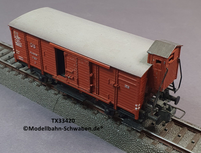 Trix Express 33420 H0 Gedeckter Güterwagen mit Brh. BN 11851, DB, OVP