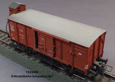 Trix Express 33420 H0 Gedeckter Güterwagen mit Brh. BN 11851, DB, OVP
