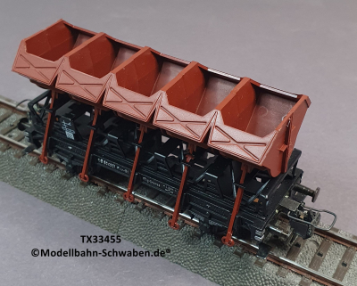 Trix Express 33455 H0 Muldenkippwagen, DB, OVP
