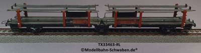 Trix Express 33463 H0 Autotransportwagen, unbeladen, DB
