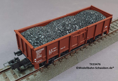 Trix Express 33476 H0 Off. Güterwagen bel.m. Kohle, DB, OVP