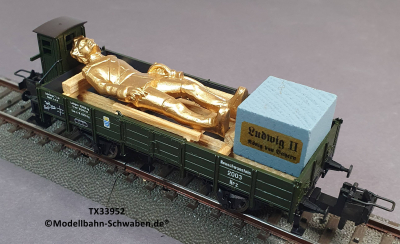 Trix Express 33952 H0 Profi-Club Modell 2003 mit König Ludwig II Statue, OVP
