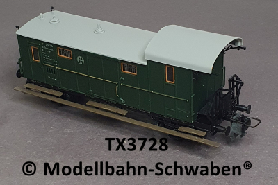 Trix Express 3728 H0 Gepäck-/Packwagen Pwi, BN 075655, DRG, OVP