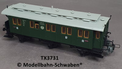 Trix Express 3731 H0 Personenwagen 2./3. Kl, BN Velten/Mark 054401, DRG, OVP