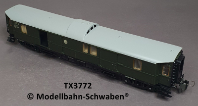 Trix Express Int. 3772 H0 Gepäck- / Packwagen, BN 243051 Bln, DRG, OVP