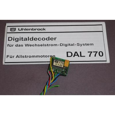 Uhlenbrock 770 DAL Digitaldecoder für das Wechselstrom-Digital-System