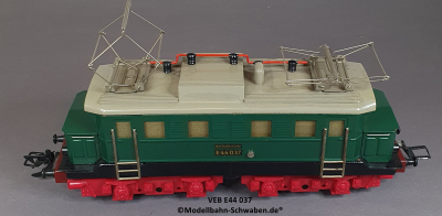 VEB (K) Stadtilm / Zeuke Spur 0 E-Lok E44 037 - Rarität