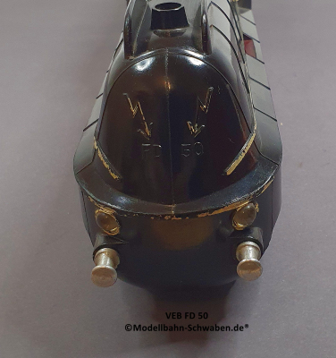 VEB (K) Stadtilm / Zeuke Spur 0 Stromlinien-Schlepptenderlok FD 50, Achsfolge 1C1