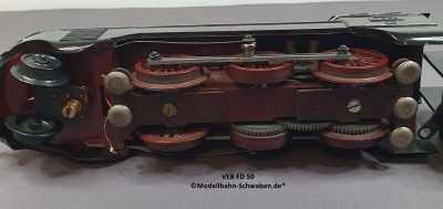 VEB (K) Stadtilm / Zeuke Spur 0 Stromlinien-Schlepptenderlok FD 50, Achsfolge 1C1