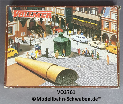 Vollmer 3761 H0 Bausatz Marktplatzausstattung, OVP