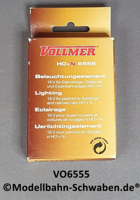 Vollmer 6555 Beleuchtungselement, 16V/60mm, OVP
