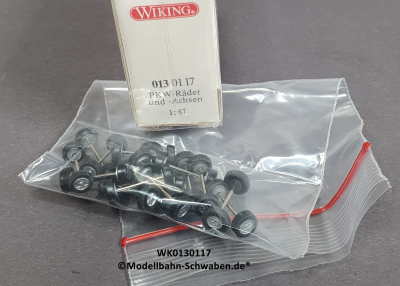 Wiking 0130117 PKW-Räder und Achsen, OVP