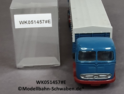Wiking 051457 H0, MB Pritschensattelzug m. Plane, EVP