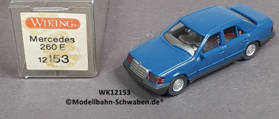 Wiking 12153 H0, MB, 260 E, blau, OVP