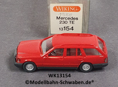 Wiking 13154 H0, MB 230 TE, Kombi, rot, OVP