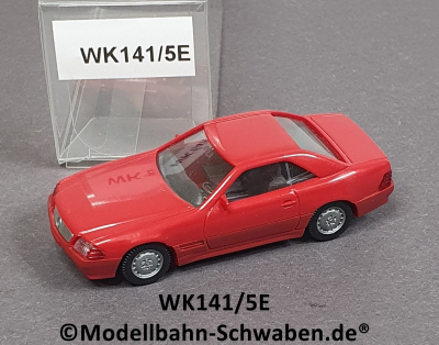 Wiking 141/5E H0, MB 500 SL, rot, EVP