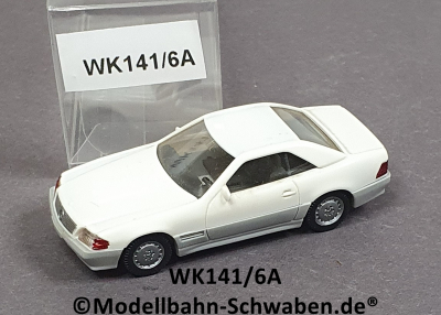Wiking 141/6A H0, MB 500SL, weiss, EVP