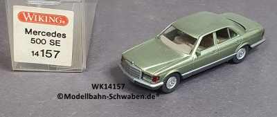 Wiking 14157 H0, MB, 500 SE, hellgrünmetallic, OVP