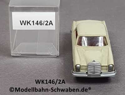 Wiking 146/2A H0, MB 250 SE, Cabrio, hellgelbgrau, EVP