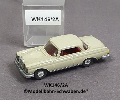 Wiking 146/2A H0, MB 250 SE, Cabrio, hellgelbgrau, EVP