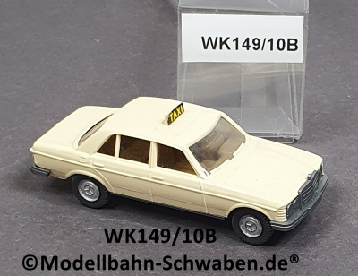 Wiking 149/10B H0 MB 240 D, Taxi, creme, EVP