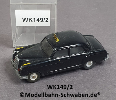 Wiking 149/2 H0 MB 220, Taxi, Mod.54, Schwarz, EVP