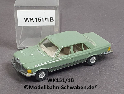 Wiking 151/1B H0, MB 450 SE, resedagrün, EVP