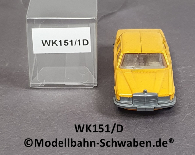 Wiking 151/1D H0, MB 450SE, melonengelb, EVP