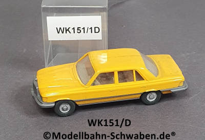 Wiking 151/1D H0, MB 450SE, melonengelb, EVP