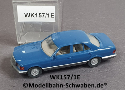 Wiking 157/1E H0, MB 500 SE, capriblau, EVP