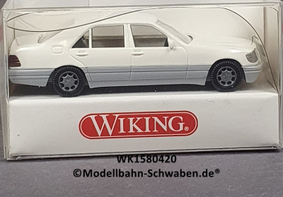 Wiking 1580420 H0, MB S 500, weiss, OVP