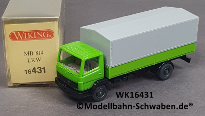 Wiking 16431 H0, MB LP 814 Pritsche m. Plane, OVP