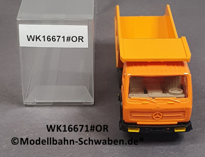 Wiking 16671 H0, MB Muldenkipper, orange, EVP
