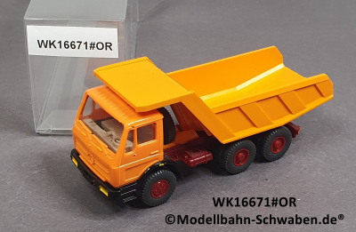Wiking 16671 H0, MB Muldenkipper, orange, EVP