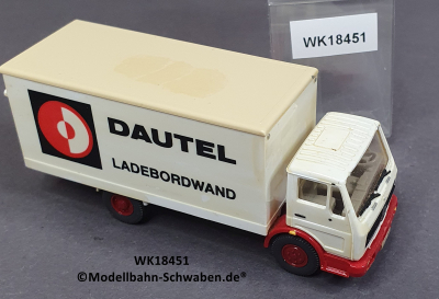 Wiking 18451 H0, MB LP 2232 Koffer LKW, Dautel Ladebordwand, EVP