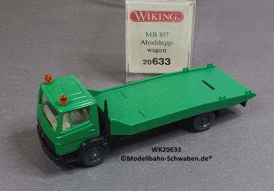 Wiking 20633 H0, MB 817 Abschleppwagen, grün, OVP