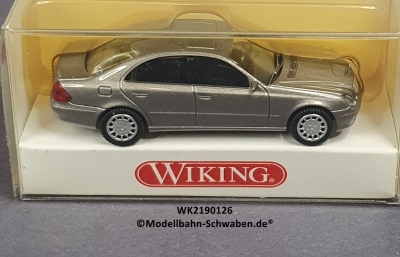 Wiking 2190126 H0, MB E-Klasse, silber, OVP