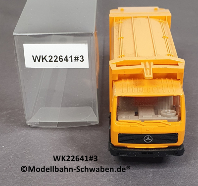 Wiking 22641 H0, MB Preßmüllwagen, BSR, orange, EVP