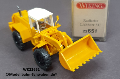 Wiking 22651 H0, Liebherr 531, Radlader, OVP