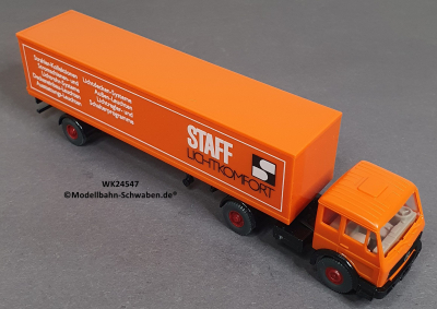 Wiking 24547 H0 MB 1619 Sattelzug, Staff Lichtkomfort