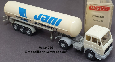 Wiking 24786 H0, MB Tanksattelzug Jani, OVP