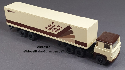 Wiking 26520 H0, Scania Container-Sattelzug, Siemens