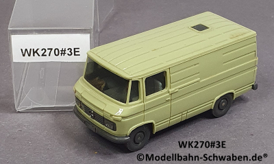 Wiking 270 H0, MB 207 D L 406 Kasten, lindgrün, EVP